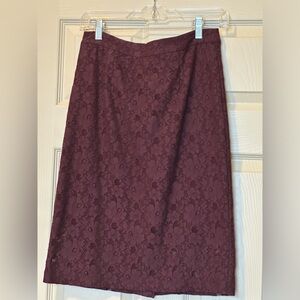 HALOGEN Burgundy Skirt - 2P